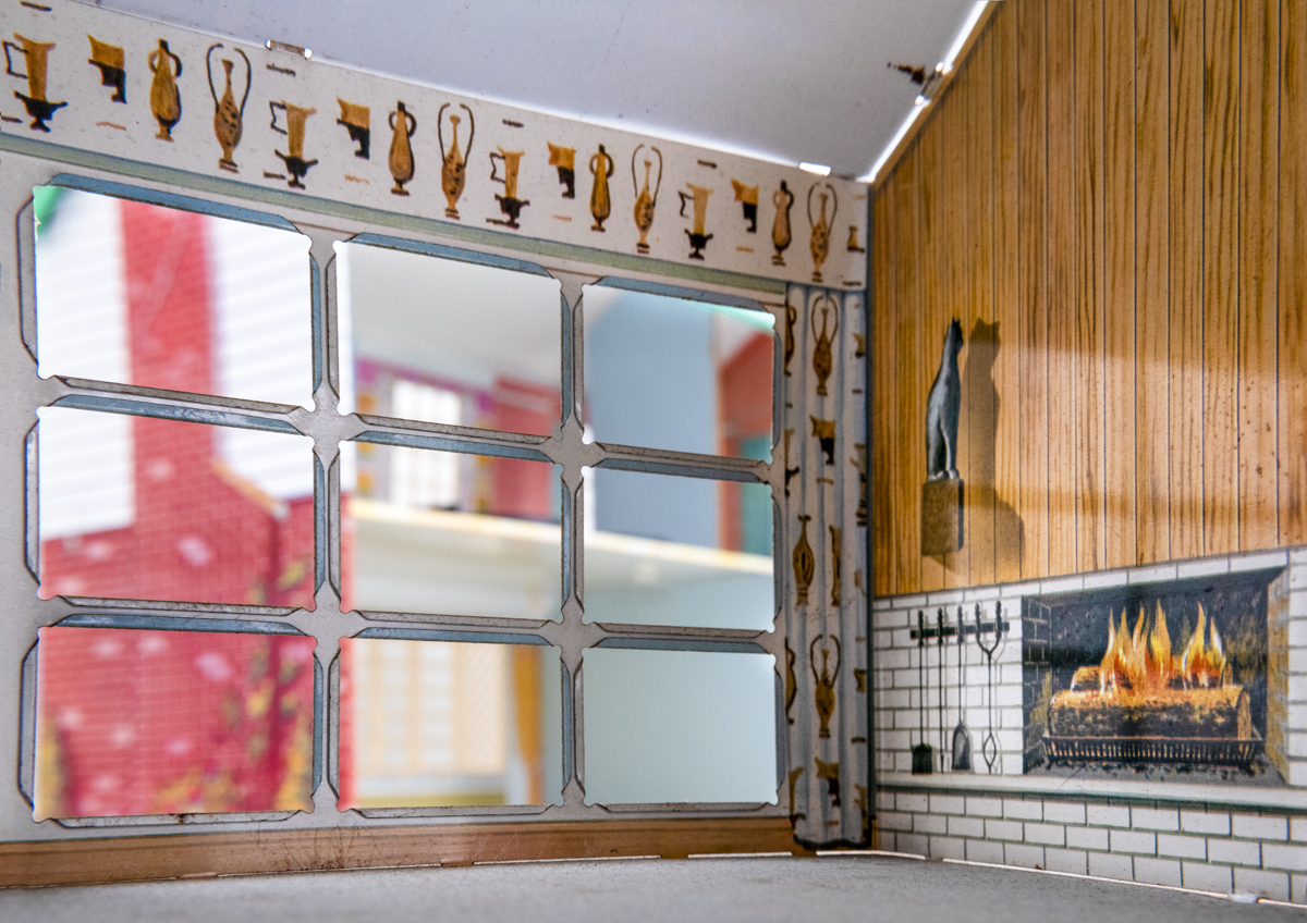 A dollhouse, part of Pam Connolly&rsquo;s &ldquo;Wishmaker&rdquo; project