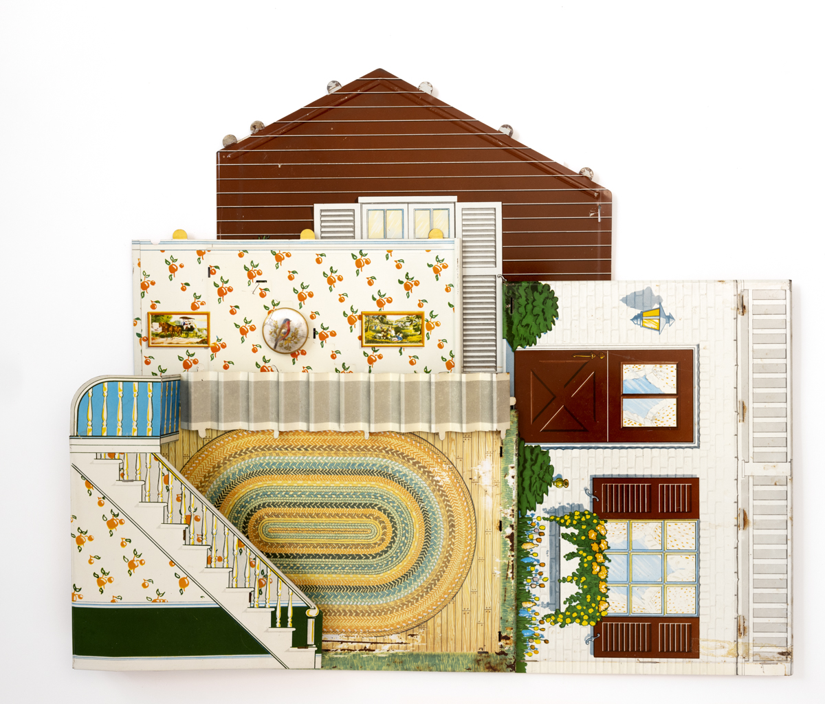 A dollhouse, part of Pam Connolly&rsquo;s &ldquo;Wishmaker&rdquo; project