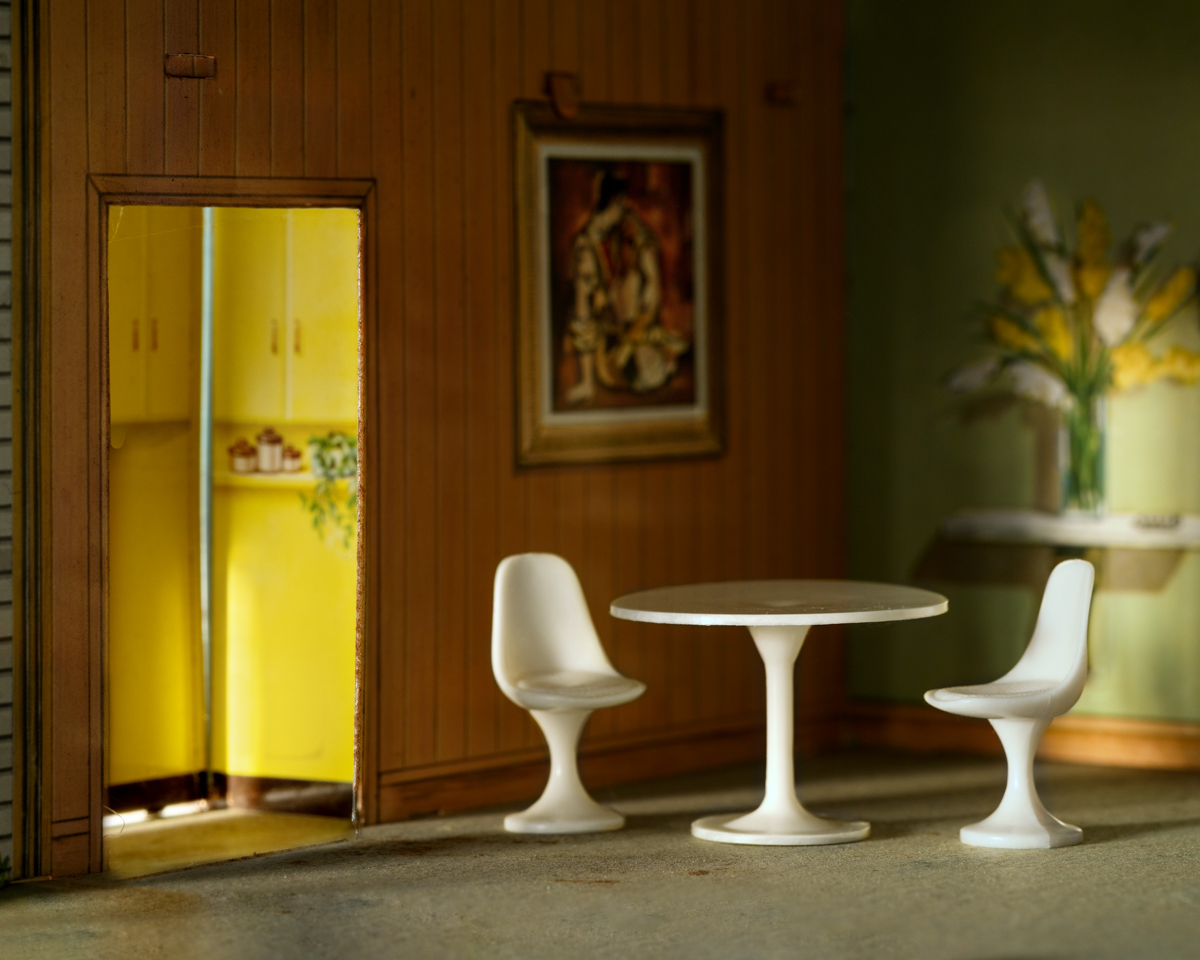 A dollhouse, part of Pam Connolly&rsquo;s &ldquo;Wishmaker&rdquo; project