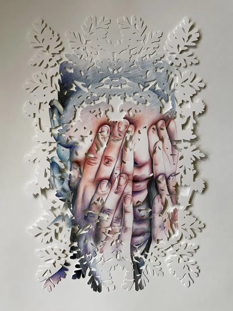 Cut Paper Portraits by Christine Kim