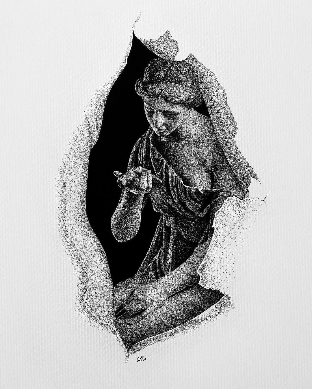 Drawings by Rostislaw Tsarenko