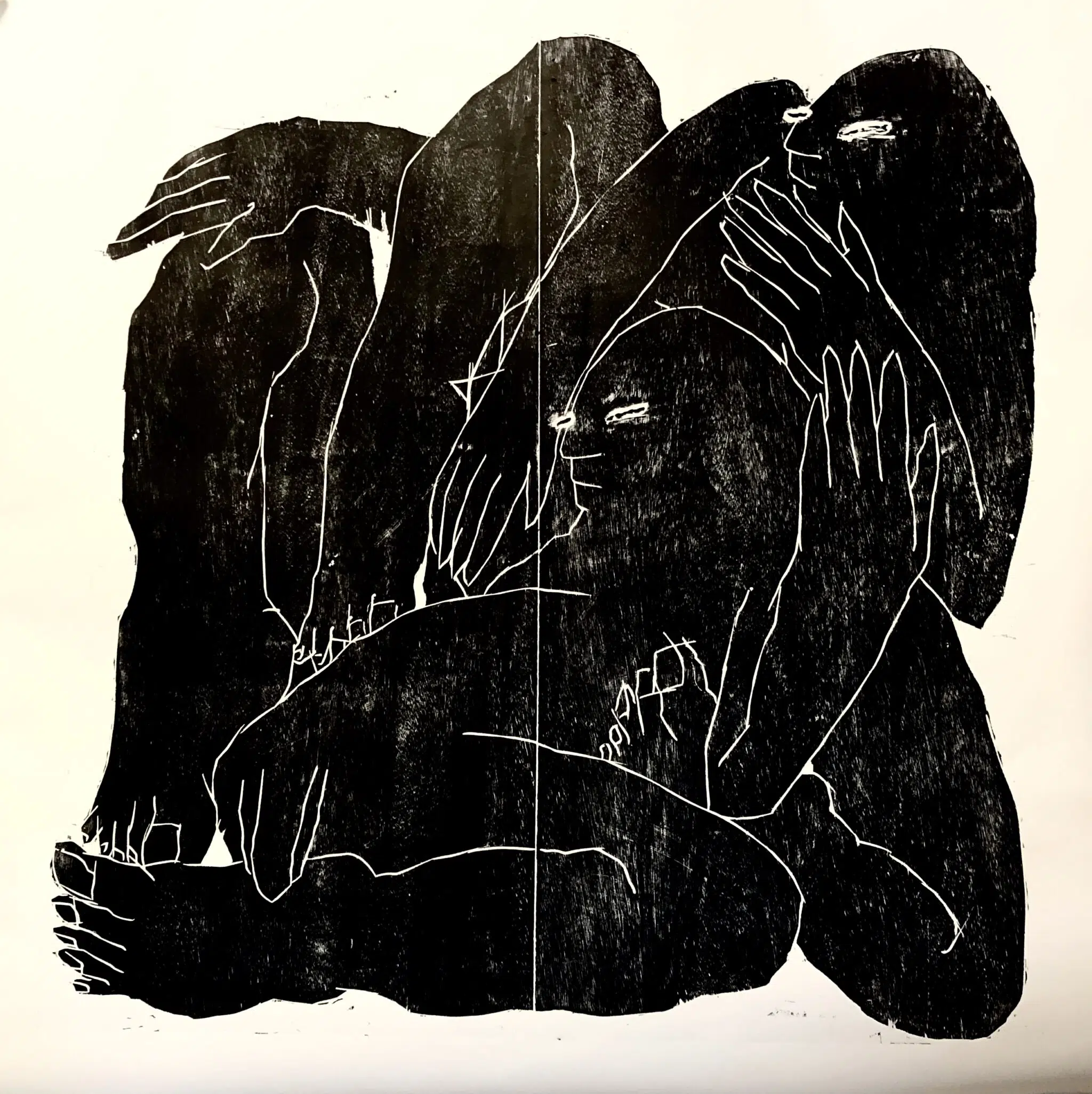 Ilhwa Kim, “Geographic Pace.” Hand-dyed mulberry paper