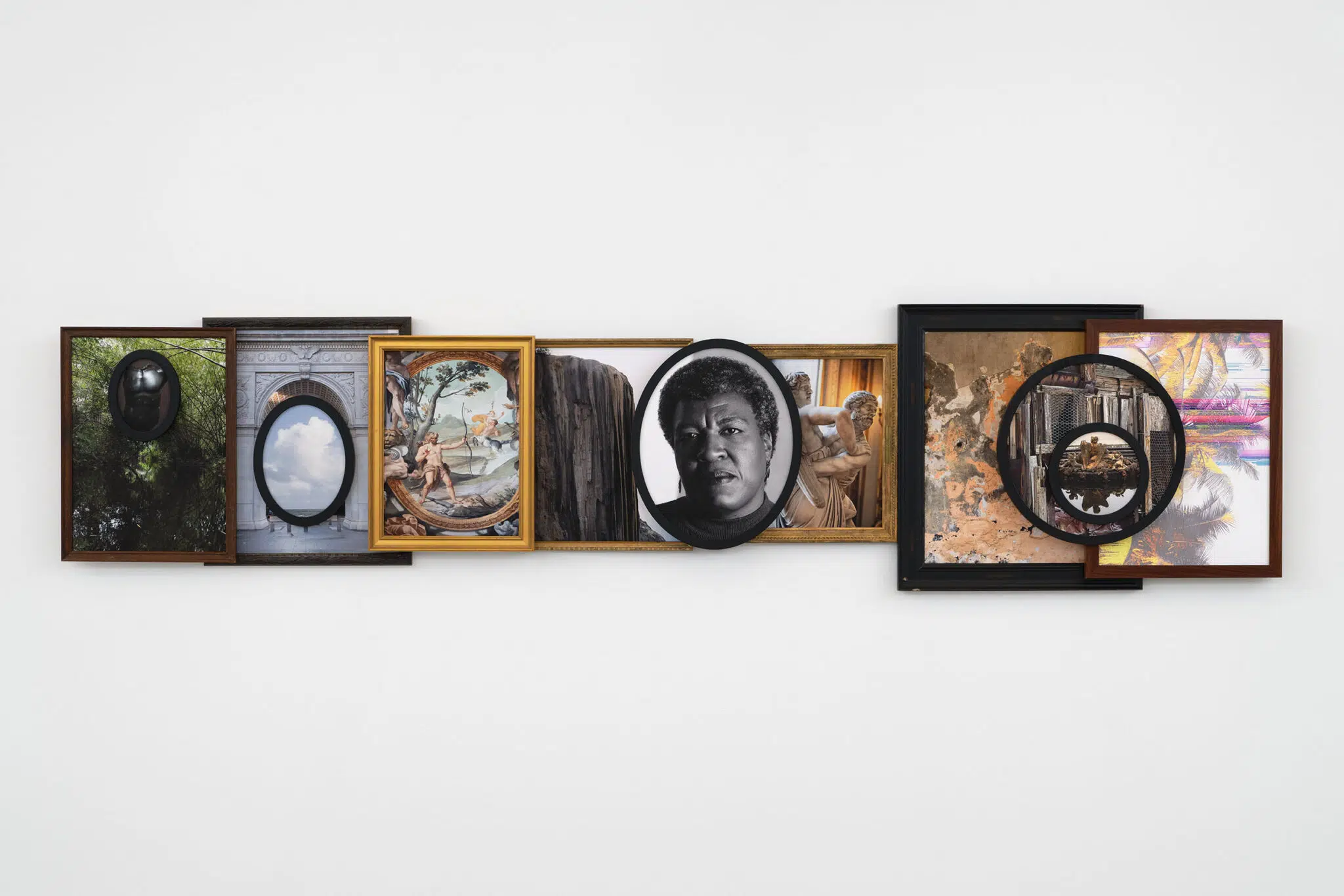 “Octavia’s Gaze (Study #1, LACMA),” 2026. Twelve archival pigment prints in artist's frames, UV laminate.