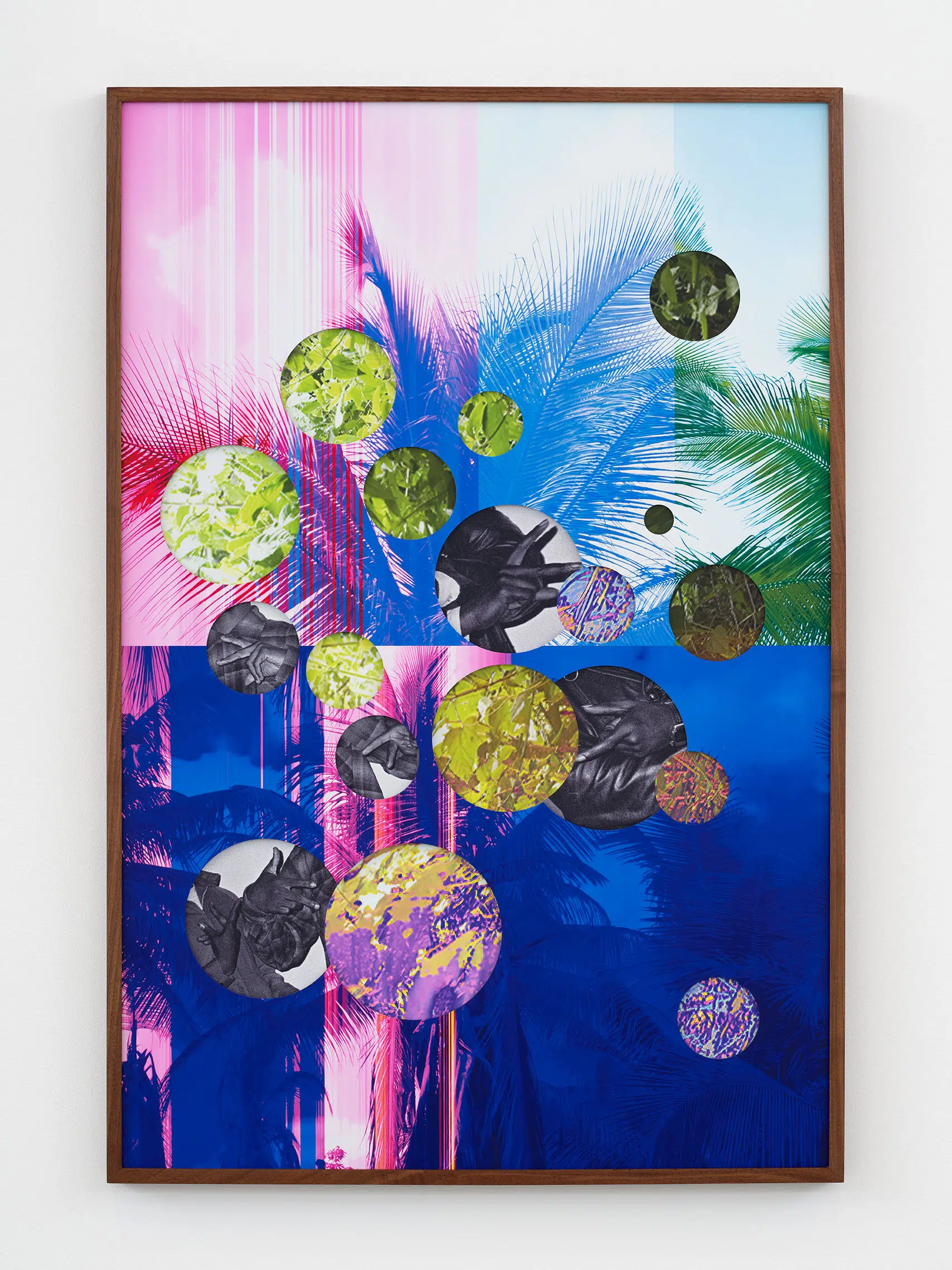 “Ghost in the Machine (fever dreaming fear),” 2026. Two UV pigment prints on Dibond in artist's frames.