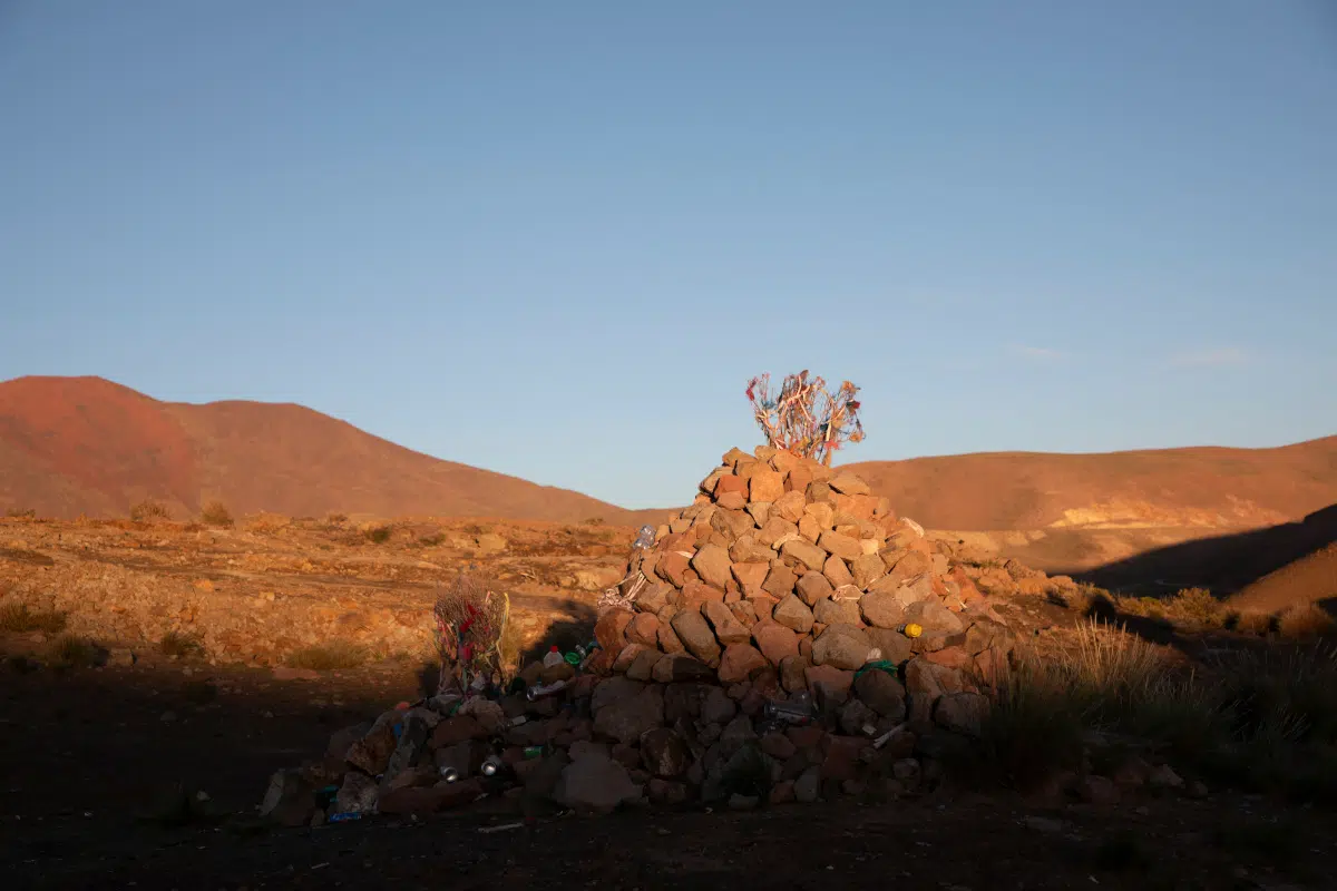 Apacheta, Atacama Region, 2026.© Photography by Studio Tomás Saraceno