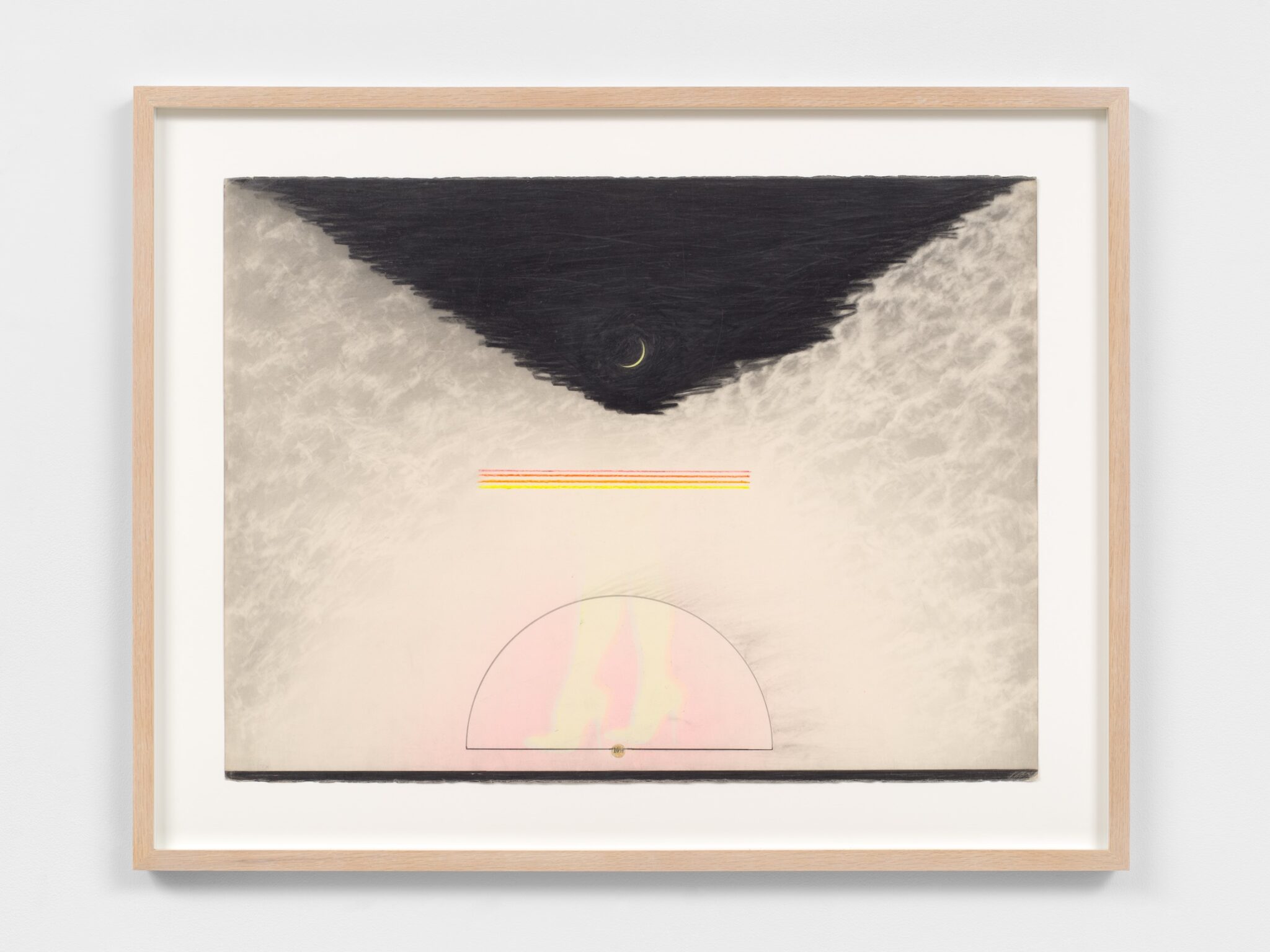 Barkley L. Hendricks, &ldquo;No Moon at all for Phineas,&rdquo; 1981-84. Graphite, colored inks and photo transfer on paper