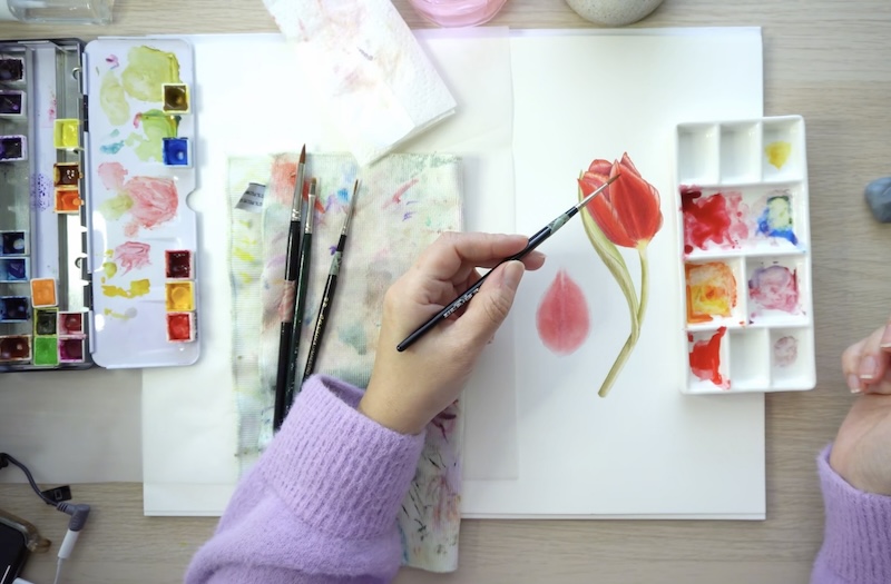 Botanical Watercolor Painting