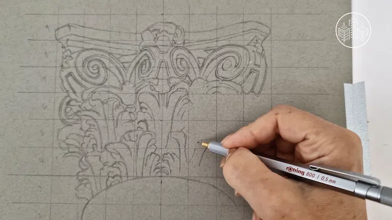 Architecture Drawing on My Modern Met Academy