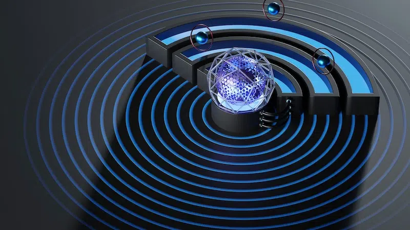 Creative image using WIFI symbol