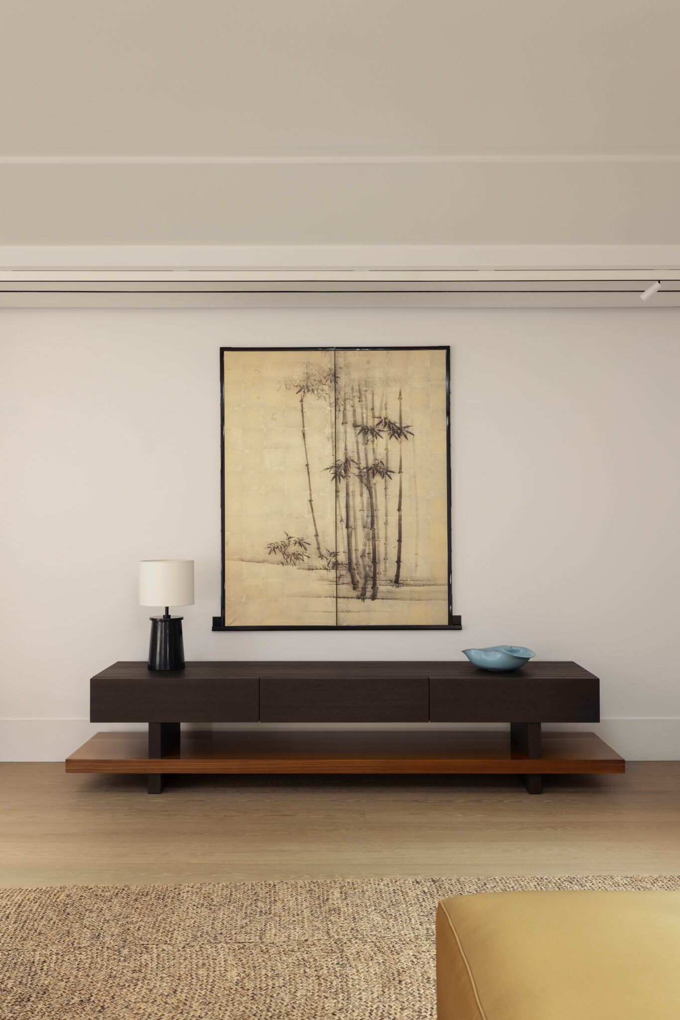 Installation view of &ldquo;Arts of Japan&rdquo; at Liaigre&rsquo;s New York showroom, open through October 2026 in partnership with Thomsen Gallery.