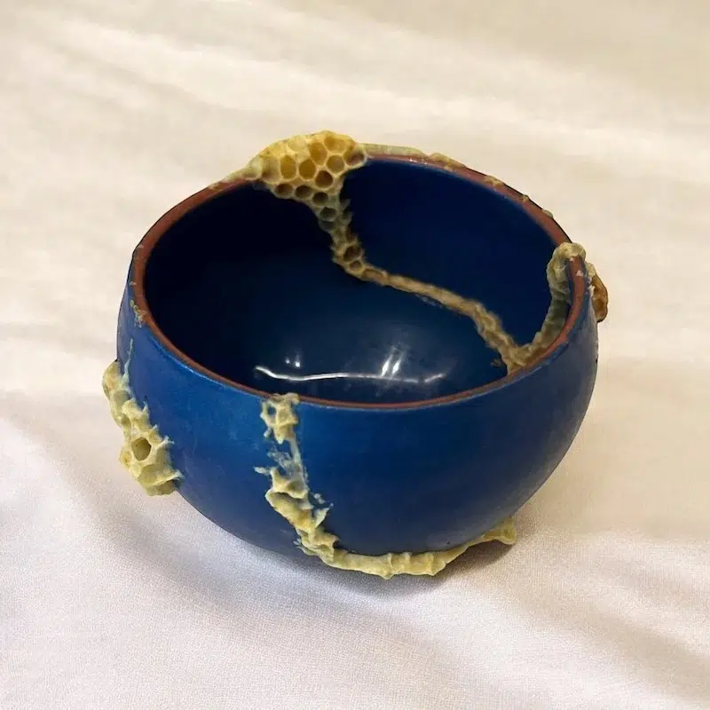Ava Roth Kintsugi Honeycomb Ceramics