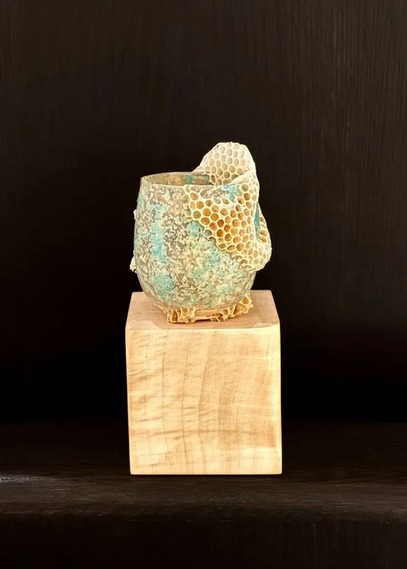 Ava Roth Kintsugi Honeycomb Ceramics
