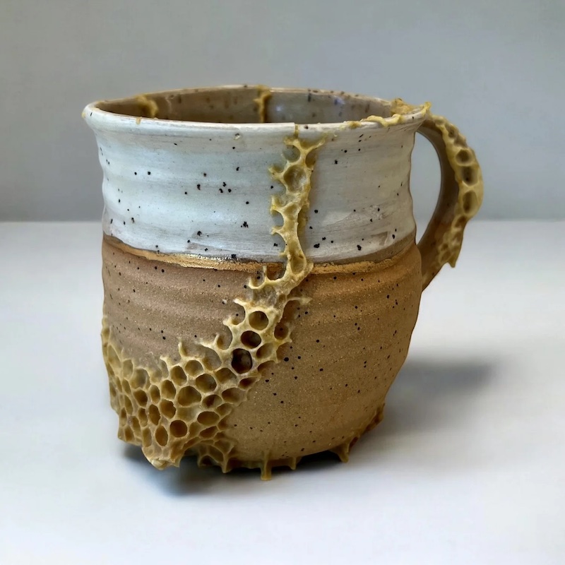 Ava Roth Kintsugi Honeycomb Ceramics