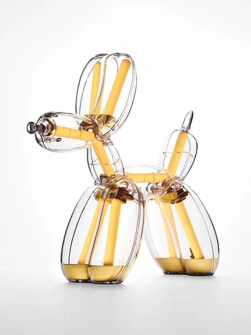 Gold Balloon Dog Lamp
