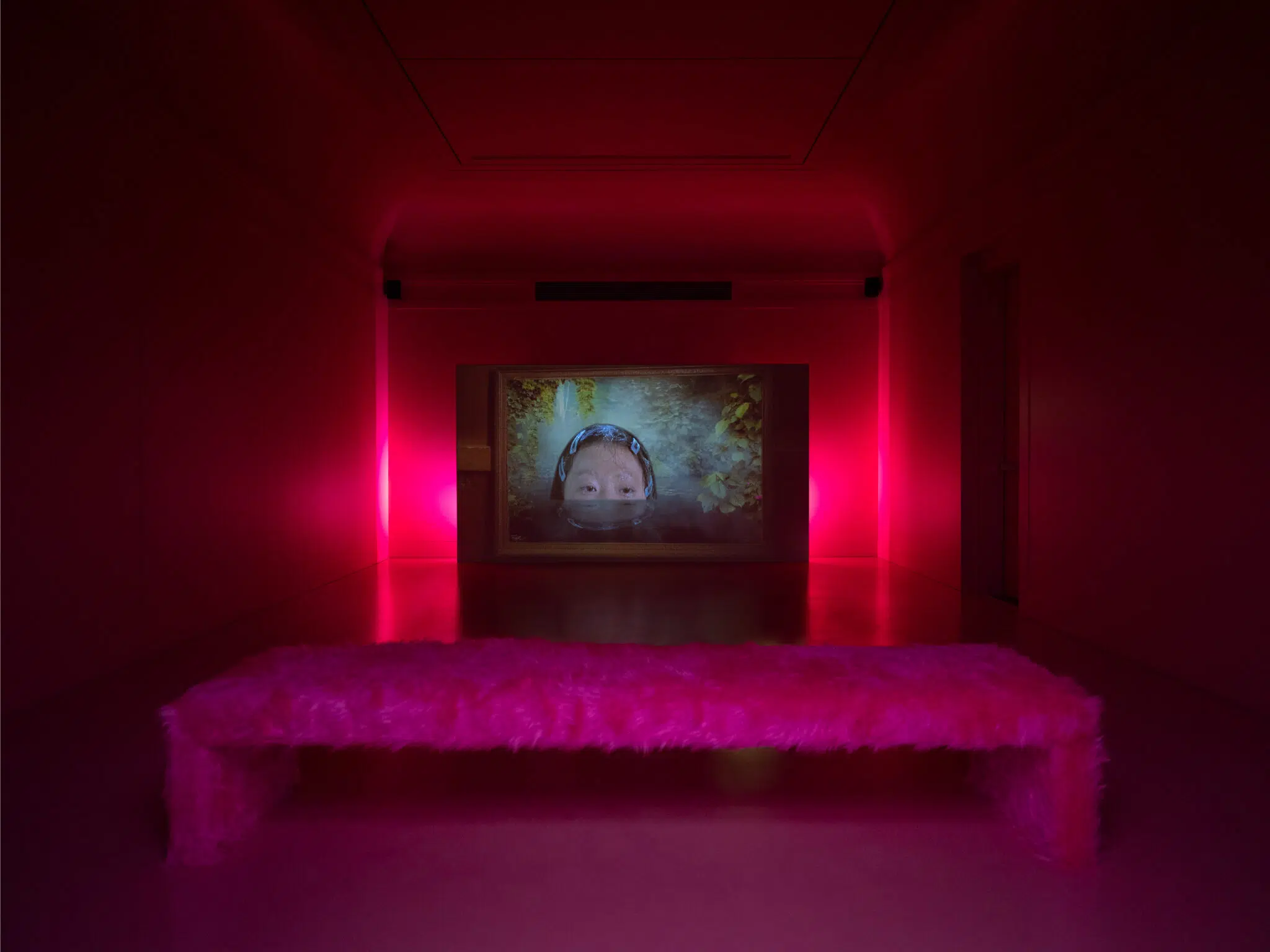 Installation view of &ldquo;If the word we,&rdquo; the 59th Carnegie International at the Carnegie Museum of Art, Pittsburgh, featuring work by Natasha Tontey. (Photo: Zachary Riggleman)