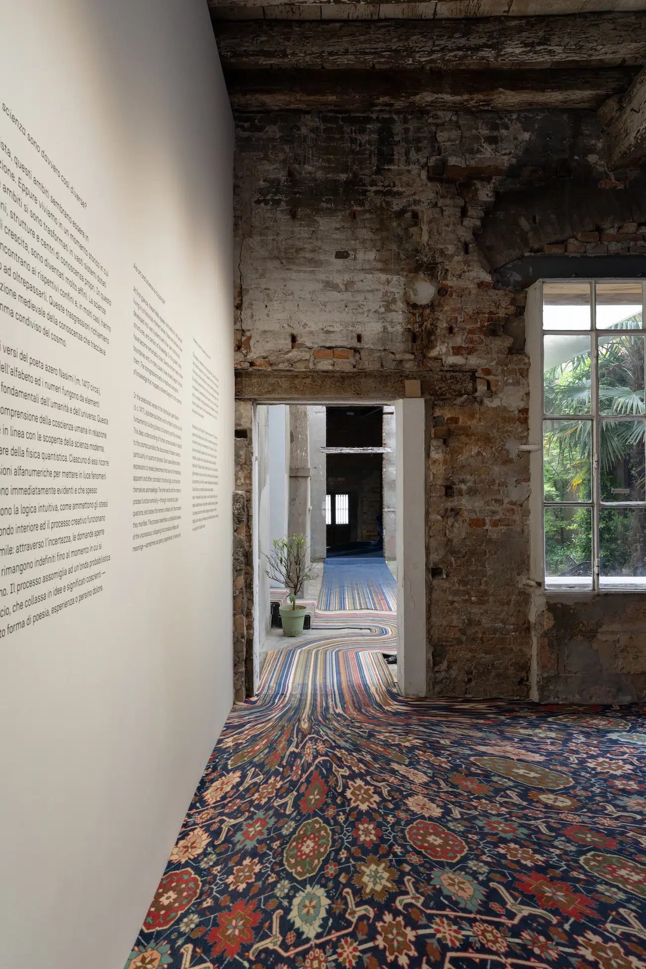 Carpet Installation at Venice Biennale Reimagines Ancient Weaving