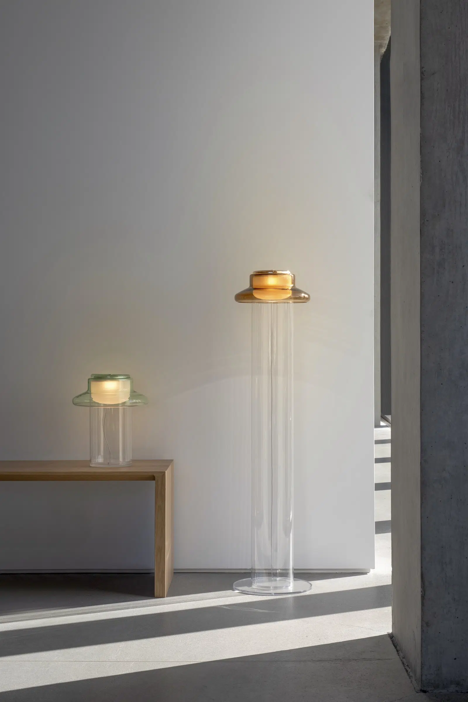 A floor lamp and table lamp designed by A-N-D Light. (Courtesy A-N-D)