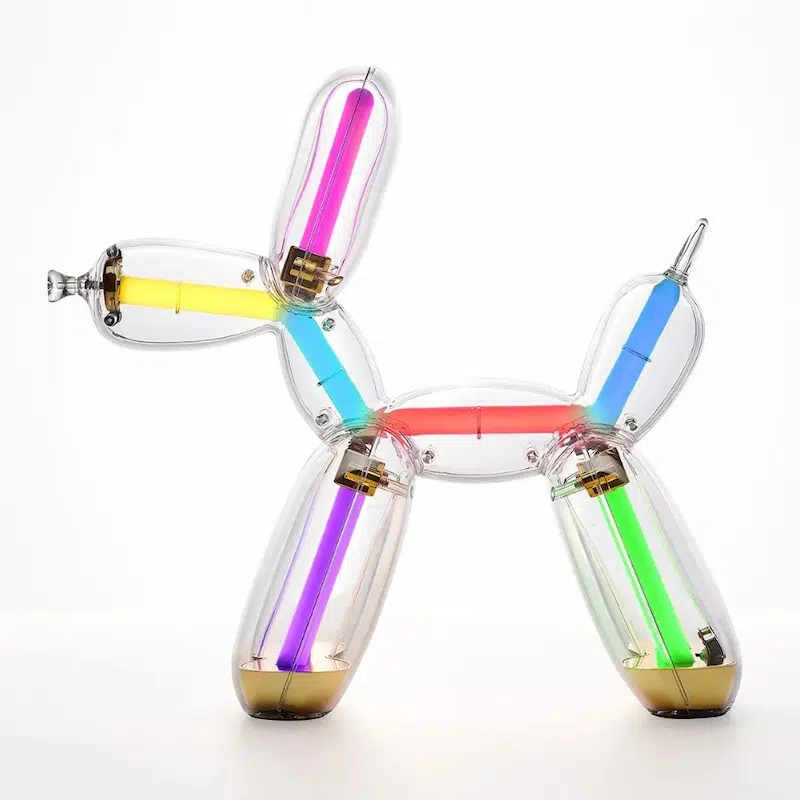 Jeff Koons x Lexon Balloon Dog Lamp Chromatic