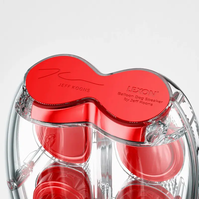 Jeff Koons x Lexon Balloon Dog Speaker Chromatic