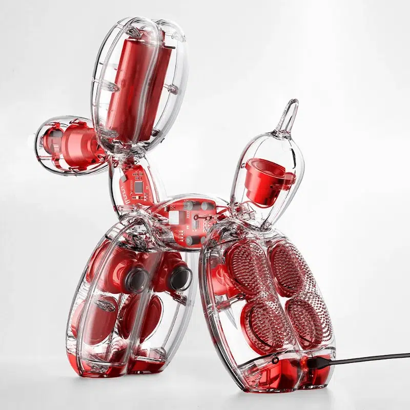 Jeff Koons x Lexon Balloon Dog Speaker Chromatic