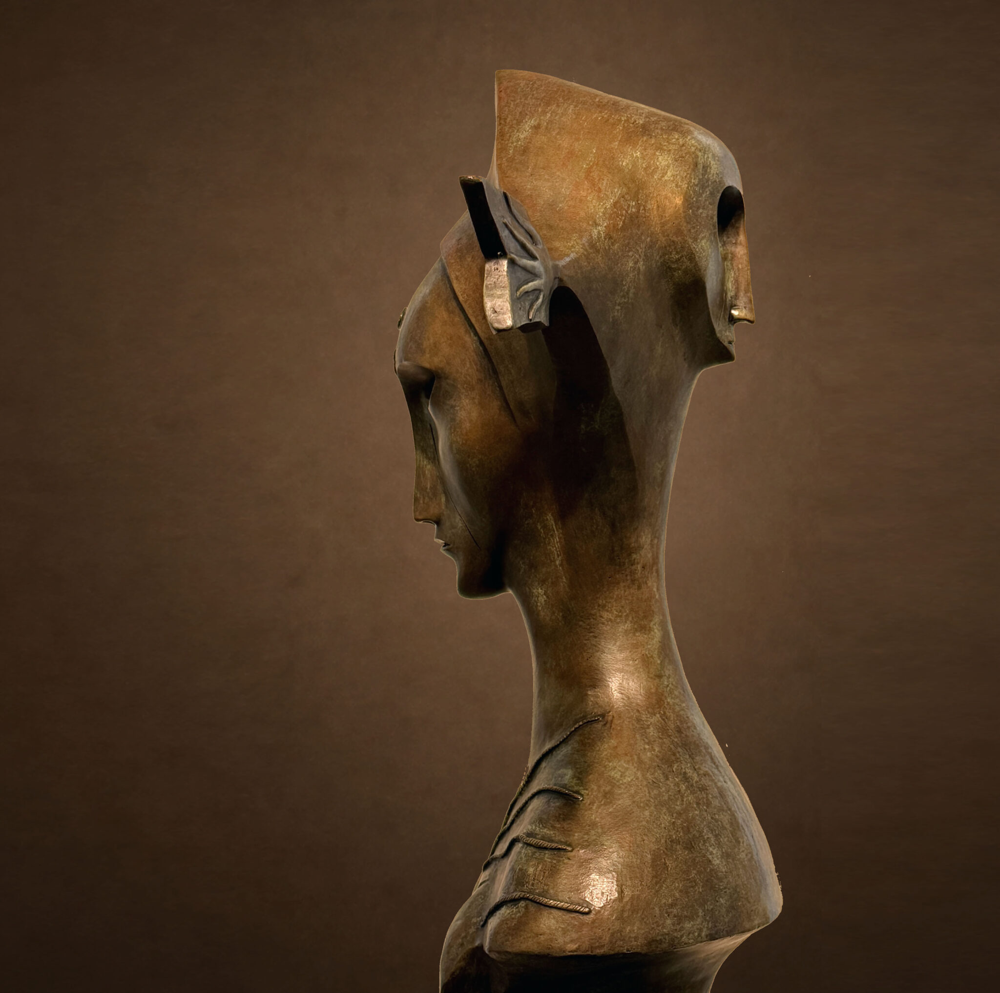 Bronze sculpture by Leonora Carrington