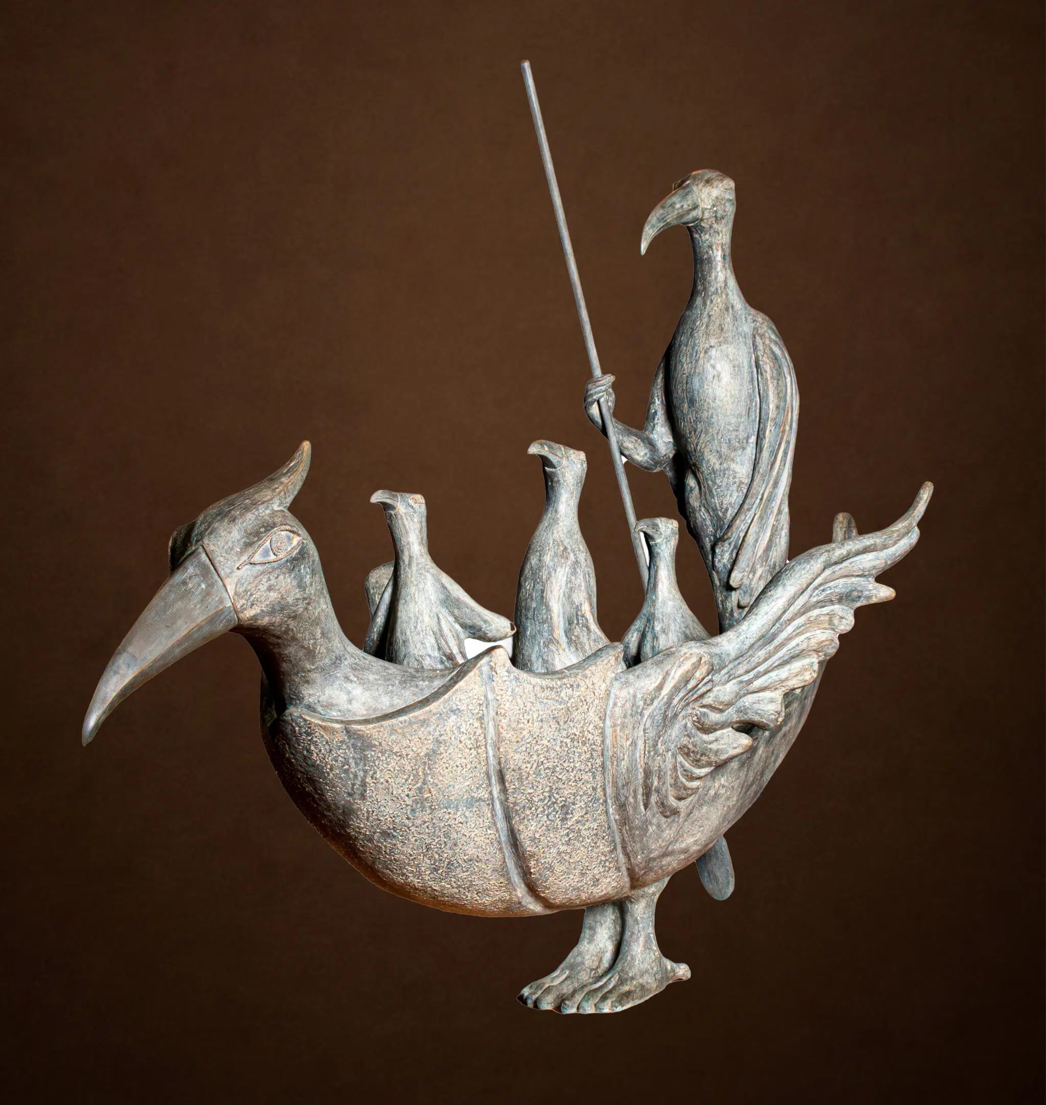Bronze sculpture by Leonora Carrington