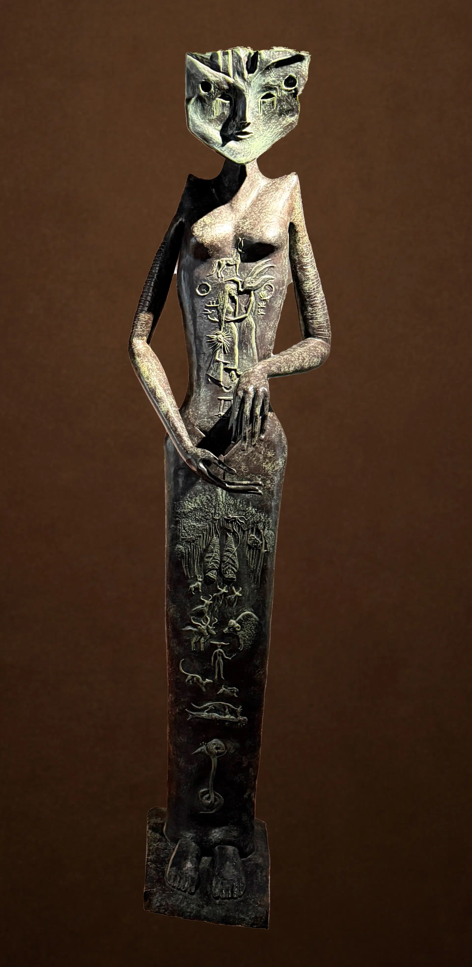 Bronze sculpture by Leonora Carrington