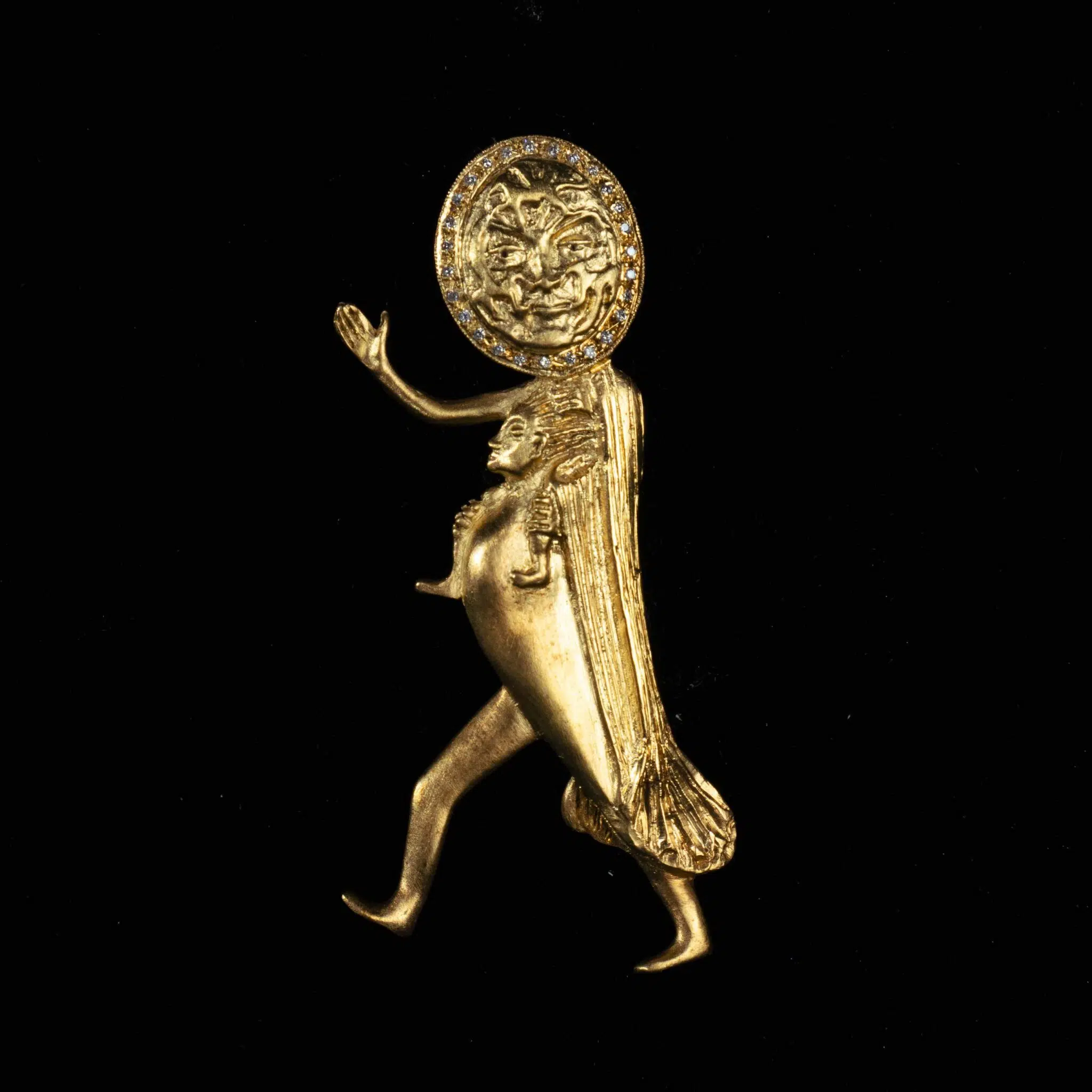 Gold jewelry by Leonora Carrington