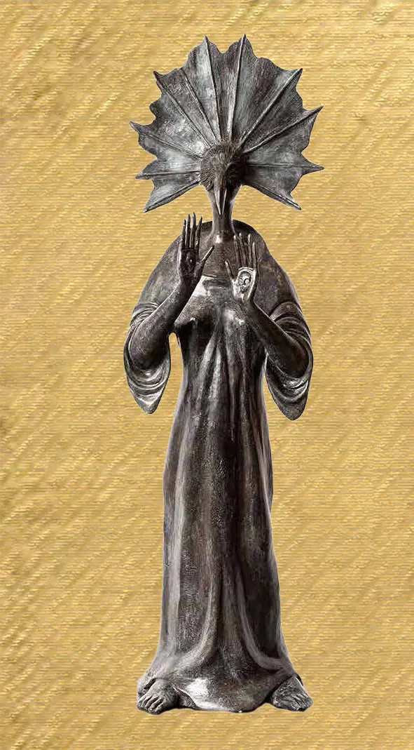 Bronze sculpture by Leonora Carrington