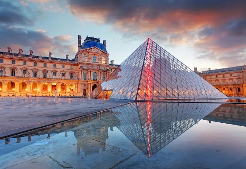 Louvre Museum in Paris France