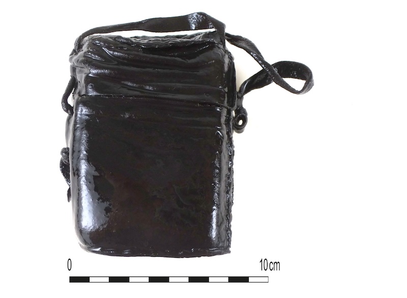 Medieval notebook leather binding