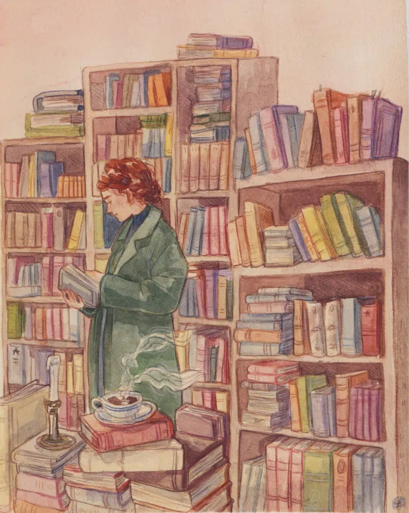 Watercolor illustration by Melocotonki