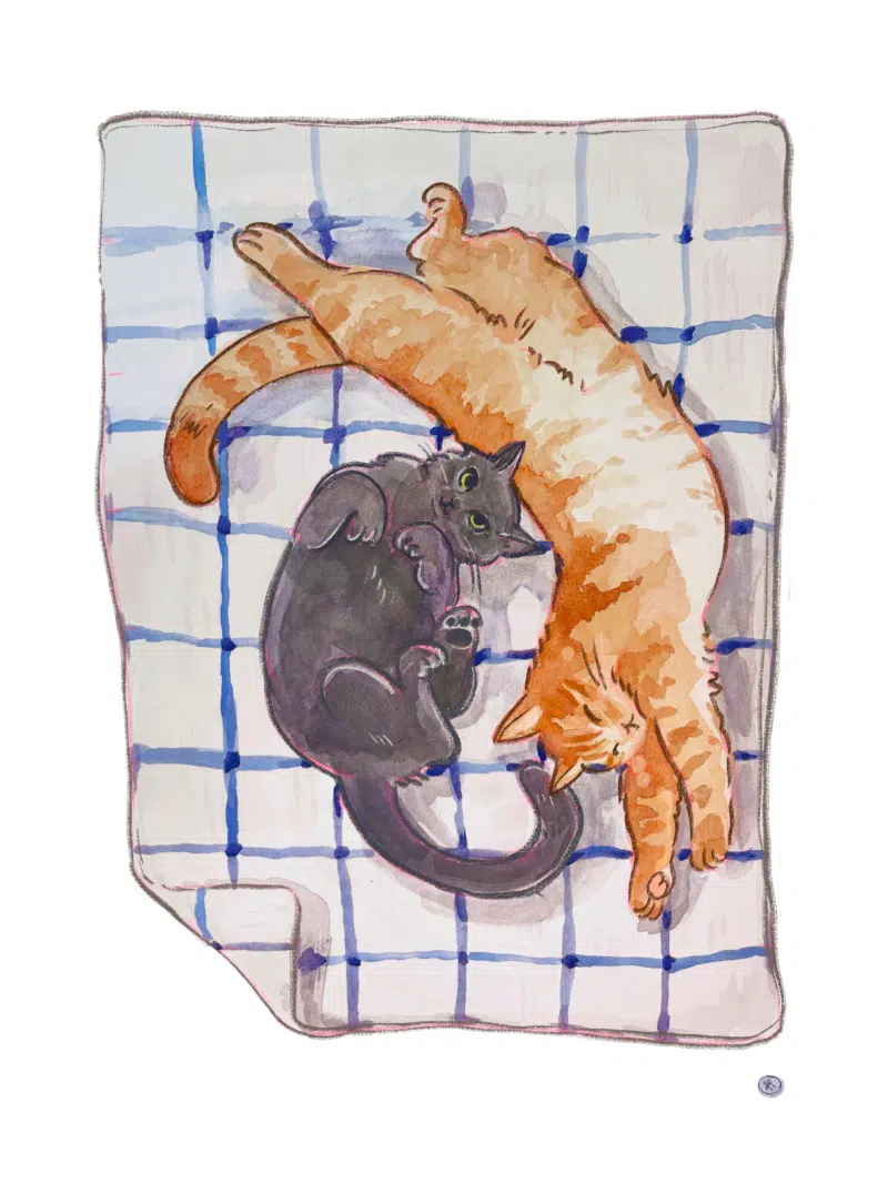 Watercolor illustration by Melocotonki