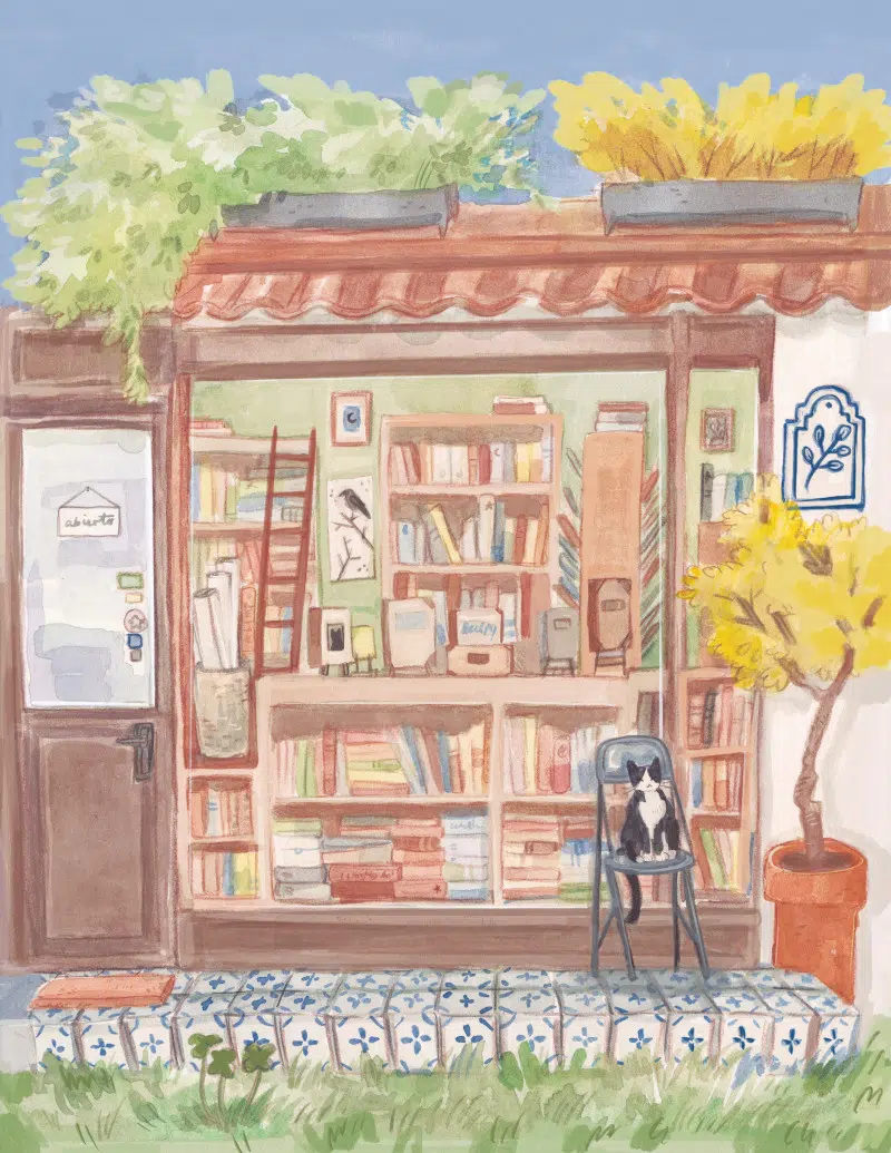Watercolor illustration by Melocotonki