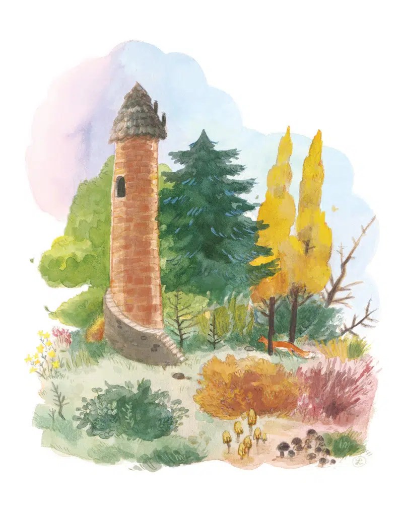 Watercolor illustration by Melocotonki