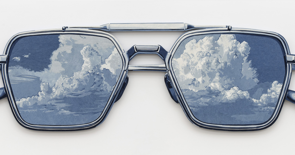 Bleached Denim Collages Recreate the American West, Both Its Past and Future