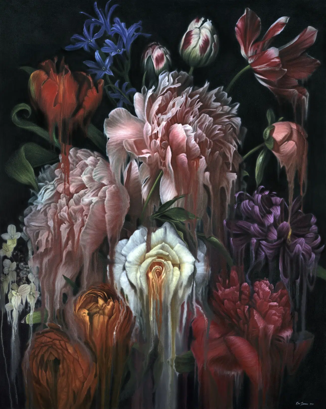 Floral Paintings by Niki Zarrabi