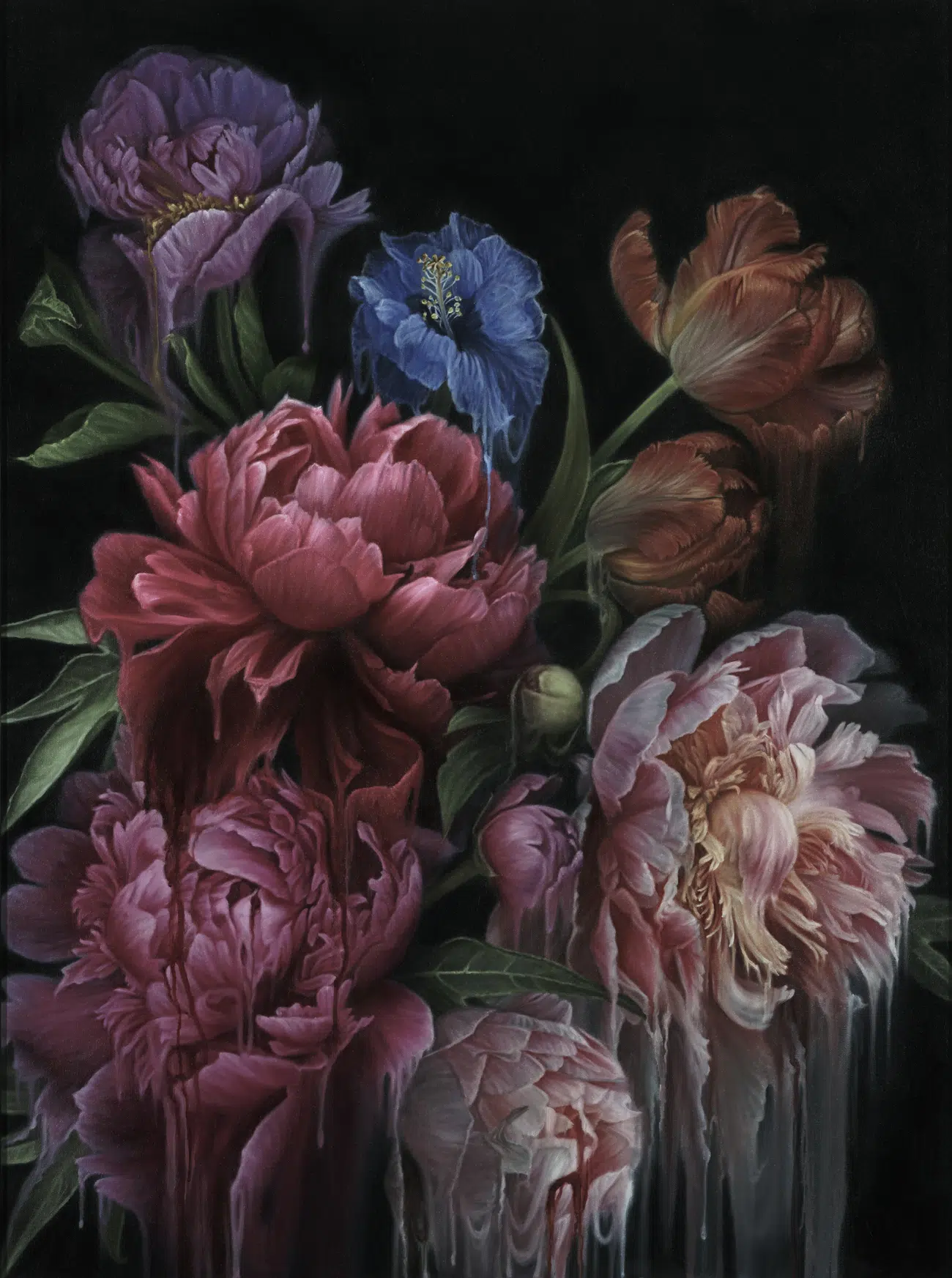 Floral Paintings by Niki Zarrabi