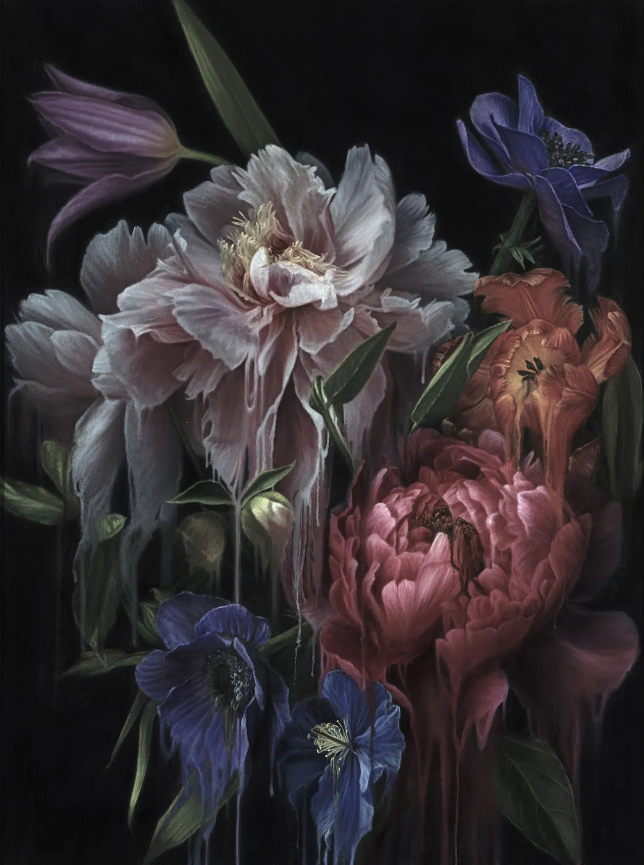 Floral Paintings by Niki Zarrabi