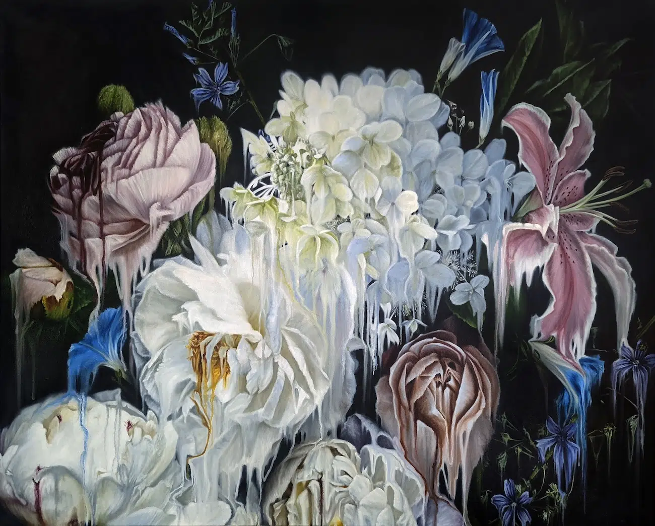 Floral Paintings by Niki Zarrabi