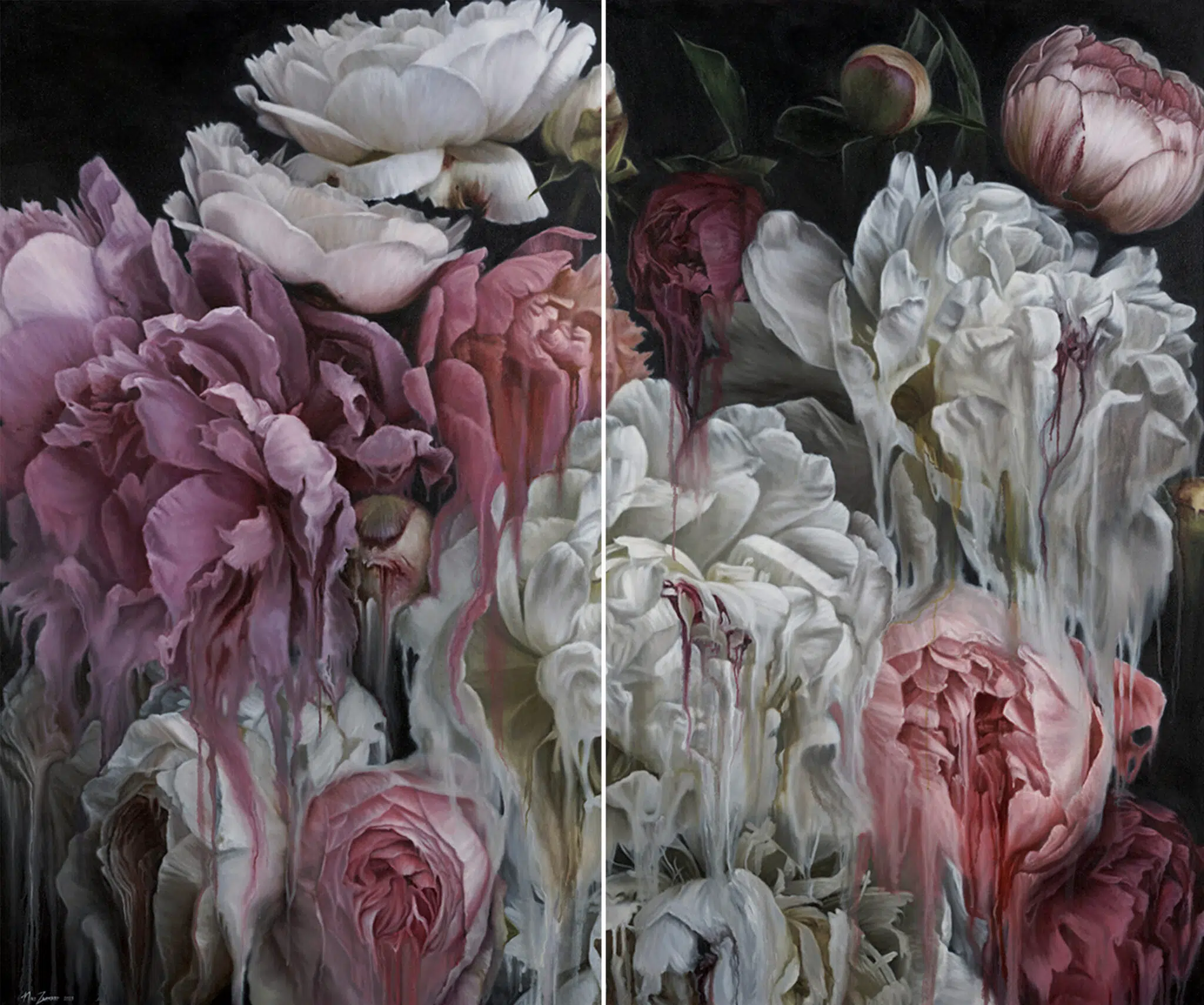 Niki Zarrabi Floral Paintings Explore Mortality and Rebirth