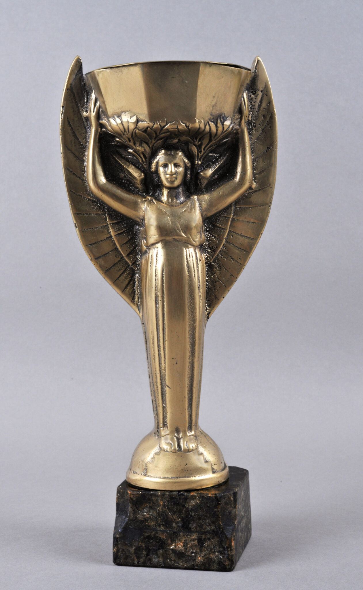 First FIFA Trophy. Replica of the Jules Rimet Cup, 1930