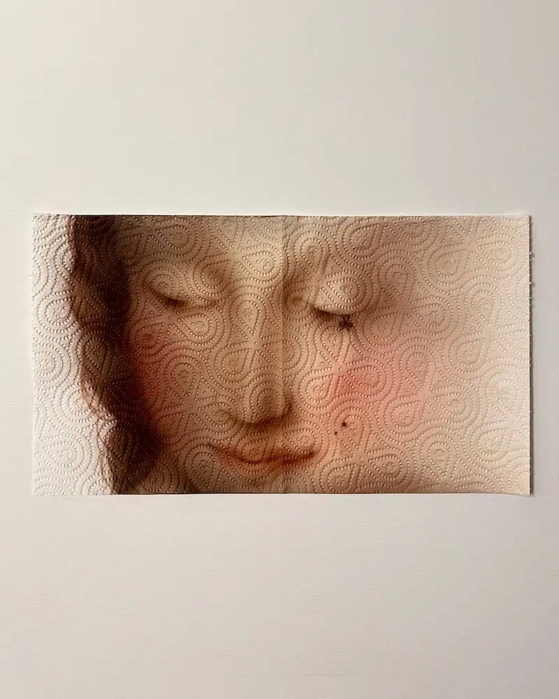 Paper Towel Art by Helena Minginowicz