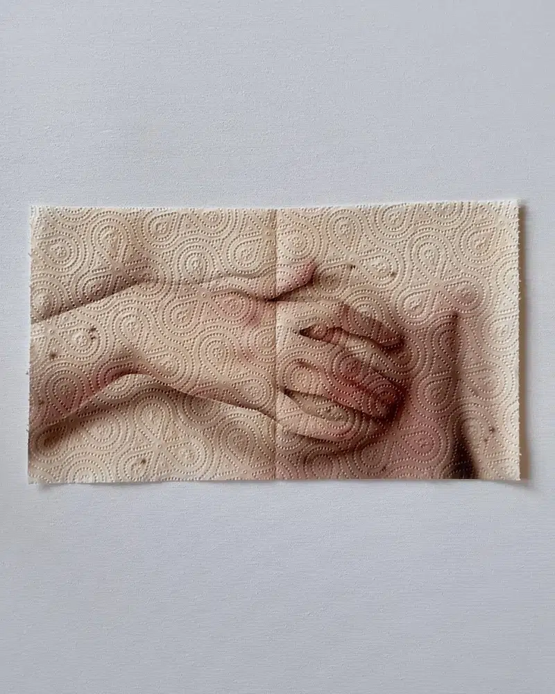 Paper Towel Art by Helena Minginowicz