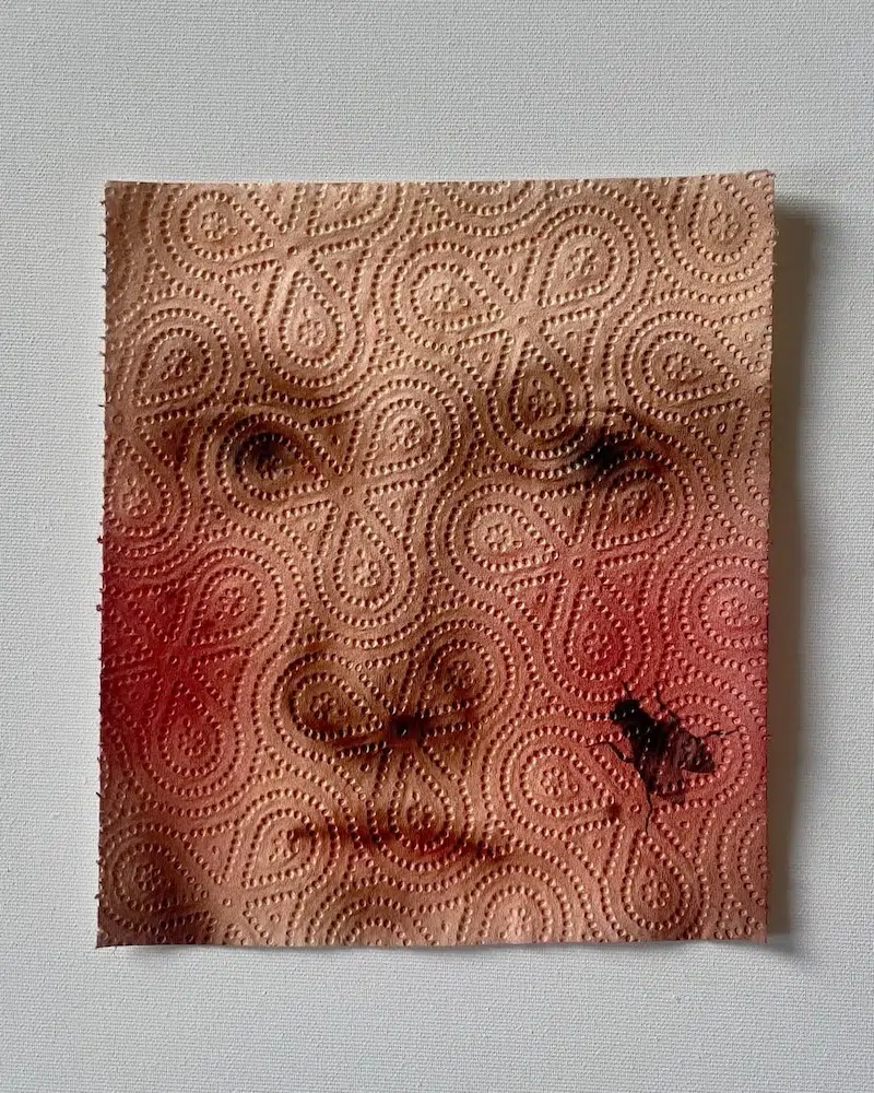 Paper Towel Art by Helena Minginowicz