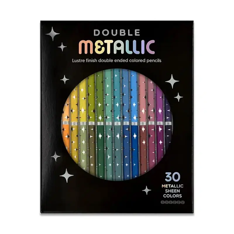 Double Metallic Colored Pencils
