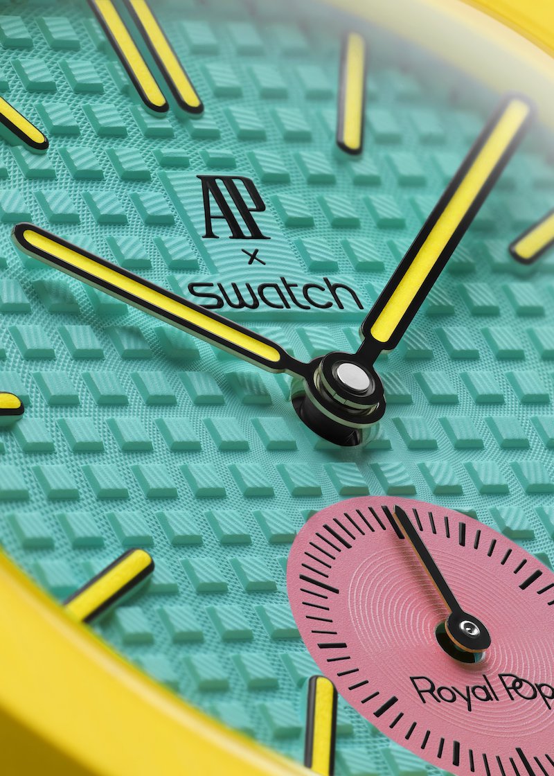 Swatch and Audemars Piguet Release Colorful Royal Pop Watches