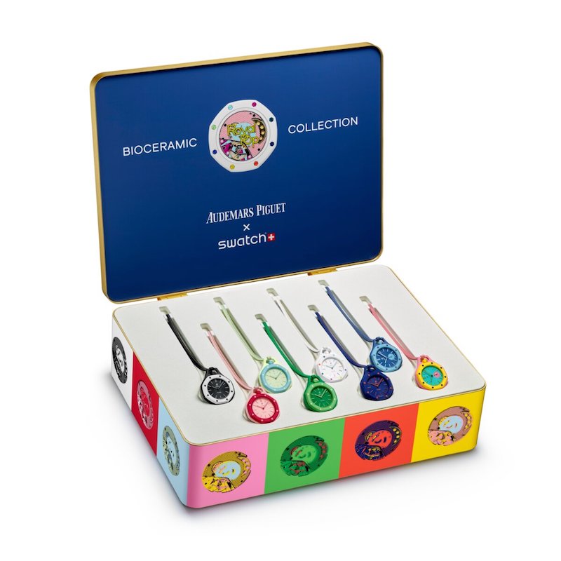 Swatch and Audemars Piguet Release Colorful Royal Pop Watches
