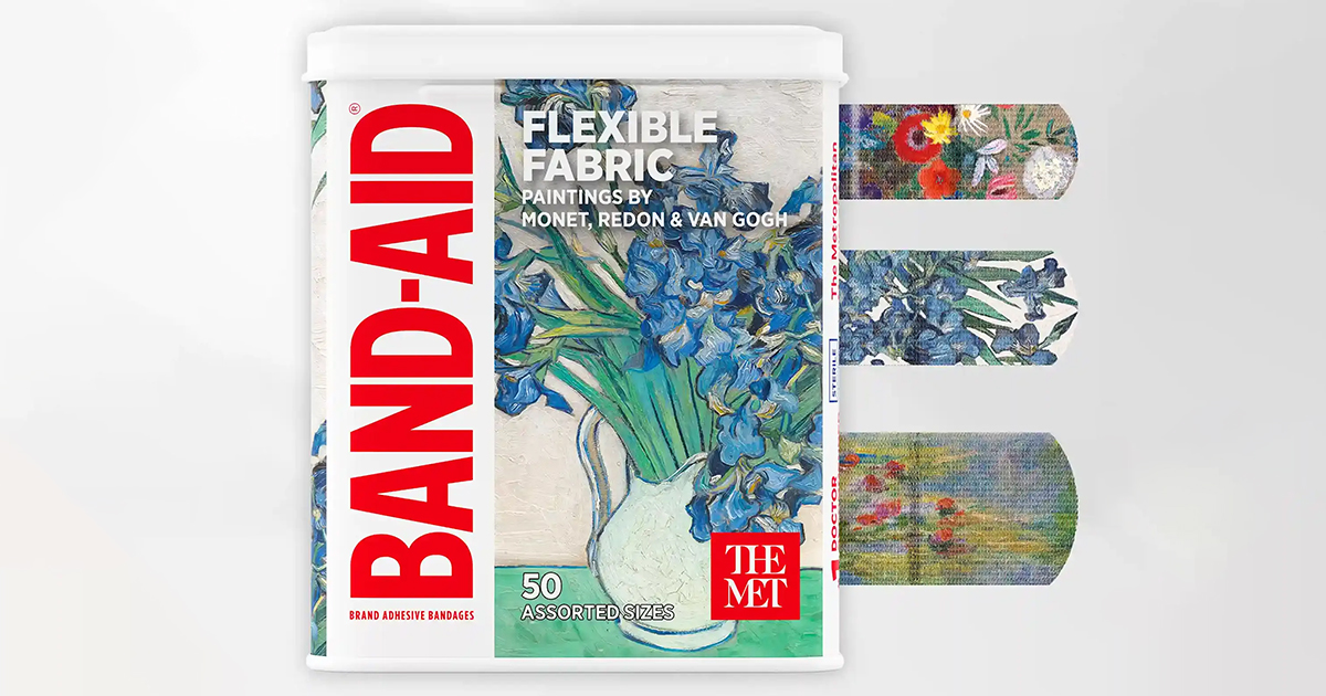 The Met x BAND-AID Unveil Art Bandages That Let You Heal Wounds With Famous Paintings