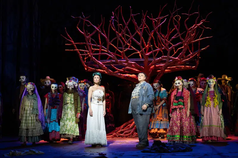 El Ultimo Sueño de Diego y Frida on stage at the MET Opera